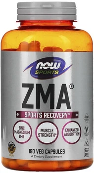 Suplement diety Now Foods ZMA 800 mg 180 kapsułek wegańskich (733739022011)