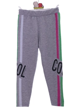 Лосини для дівчинки х/б Cool сірі 110 см (44290)