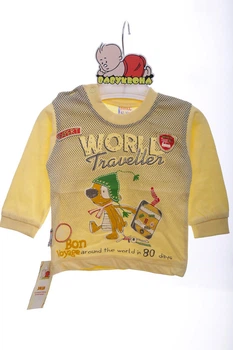 Водолазка с Собачкой хлопок Mancar kids желтая 62 см (41850)