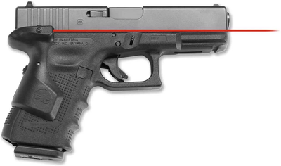 Лазерний вказівник Crimson Trace LG-851 на рукоятку для GLOCK G4 19. Колір - Червоний