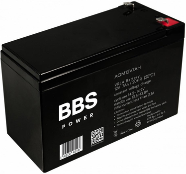 Аккумулятор BBS Power AGM12V7AH AGM VRLA 12 V 7 Ah