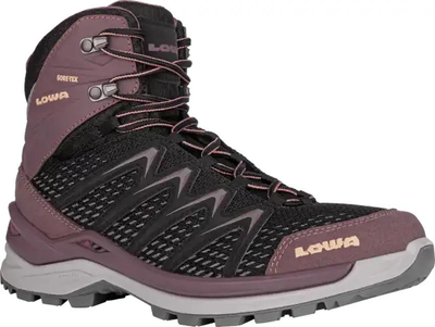 Ботинки с Gore-Tex Lowa Innox Pro GTX MID W 41 Black-Brown Rose