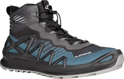 Черевики з Gore-Tex Lowa Merger GTX MID 42.5 Steel Blue-Anthracite