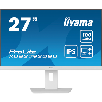 Монитор IIYAMA ProLite 27" IPS 2560х1440 FreeSync White (XUB2792QSU-W6)