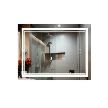 Зеркало Qtap Cardinal 1000х800 с LED-подсветкой Touch, с антизапотеванием, с диммером, регулировка температуры цвета (3000-6500K) QT0478C10080