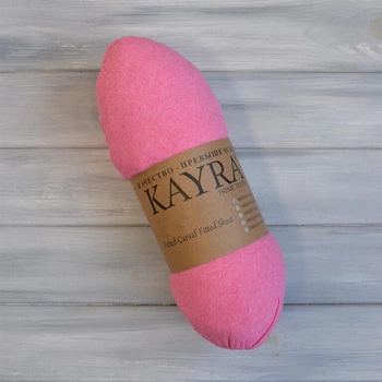 Простынь на резинке Kayra Махровое 200 x 220 +25 см Малиновый