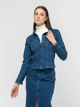 Куртка джинсова жіноча Piazza Italia 28398-649 M Denim (2028398001049)