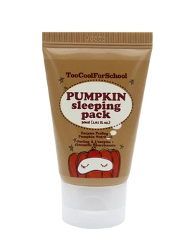 Нічна маска з гарбузовим екстрактом Too Cool For School Pumpkin Sleeping Pack 30 ml