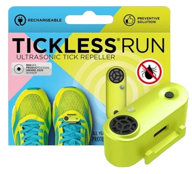 Відлякувач кліщів для людей Tickless Run Жовтий (5999566450938)