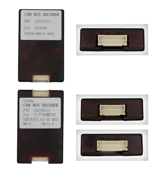 Перетворювач сигналу адаптер CAN-BUS Infiniti,Nissan QBR IN0599 (LZ (HZ) NISSAN-RGB-01-SYNC / INFINITI 05-10 M35)