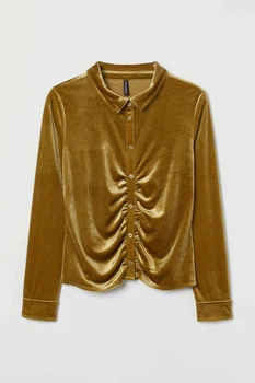 Блуза H&M 271040351_green XL Золотий