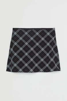 Спідниця H&M 271000044_black 42 Чорний/Білий