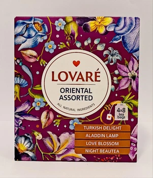 Чорний чай асорті Lovare Oriental Assorted 32 пак