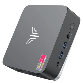 Міні-ПК NiPoGi AM16 / ΑMD Ryzen 5 PRO 5675U / RAM 16GB / SSD 512GB / 2 х HDMI / LAN / Wi-Fi 6 / Bluetooth 5.2 / Чорний