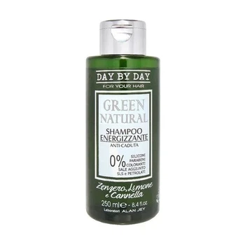 Енергетичний шампунь Alan Jey Green Natural Shampoo проти випадіння волосся, з імбиром, лимоном і корицею, 250 мл ..
