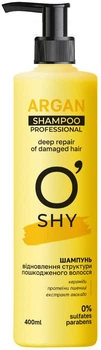 Шампунь O'Shy Professional Argan Восстановление структуры поврежденных волос 400 мл (4820263233863)