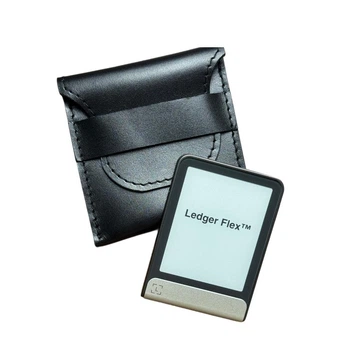 Чехол кожаный для Ledger Flex, NAI Flex Case, черный (NAIFlexCase_bl)