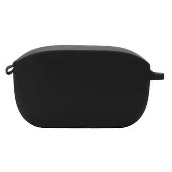 Силиконовый чехол для наушников JBL Wave Buds/Buds 2, Hang Case, черный, ультратонкий защитный кейс толщиной 2 мм, защита от царапин, пыли и ударов, компактный, с карабином для крепления, ArmorStandart (ARM79915)
