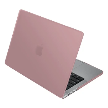 Чехол накладка для MacBook Air 15.3 M5/M4/M3/M2, розовый, Matte Shell, матовый, пластиковый, защитный аксессуар для защиты ноутбука, противоударный, с вентиляцией и доступом к портам, для макбука, ArmorStandart (ARM80473)