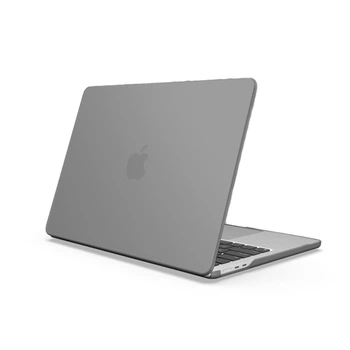 Чохол-накладка для MacBook Air 13,6 дюймів M5/M4/M3/M2, сірий, Air Shell, пластиковий захисний аксесуар для ноутбука, протиударний, з вентиляцією та доступом до портів, ArmorStandart (ARM80463)