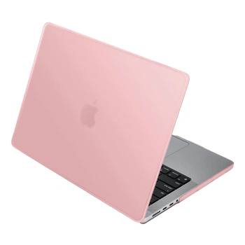 Чохол-накладка для MacBook Pro 14 M5-M1/M5 Pro-M2 Pro/M5 Max-M2 Max, рожевий, Matte Shell, матовий, пластиковий, захисний аксесуар для ноутбука, протиударний, з вентиляцією та доступом до портів, для макбука, ArmorStandart (ARM80480)