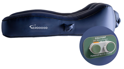 Надувний матрац для кемпінгу Aerogogo Air Lounger CL1 Blue (6975272630269)