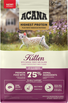 Сухий корм для кошенят Acana Highest Protein Kitten 1.8 кг (0064992723255)