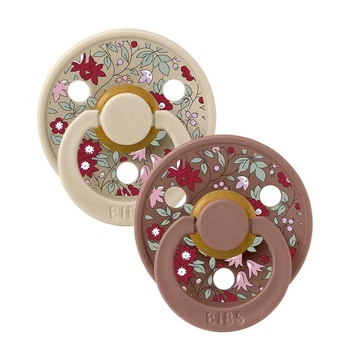 Пустышка BIBS LIBERTY Chamomile Lawn / Woodchuck Mix (0-6 мес.)