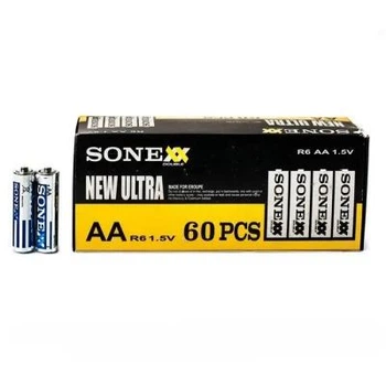 Батарейки Sonex Super Heavy Duty AА / LR06 60 шт/уп