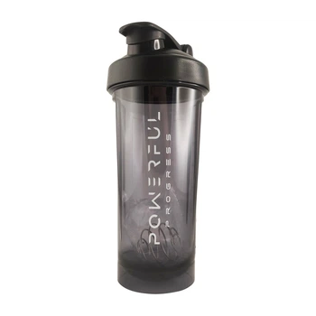 Спортивный шейкер Powerful Progress Shaker With Metall Ball (600 мл, black)