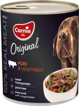 Влажный корм для собак Carnie Original Mono Protein Свинина с овощами 800 г (4820255193540)