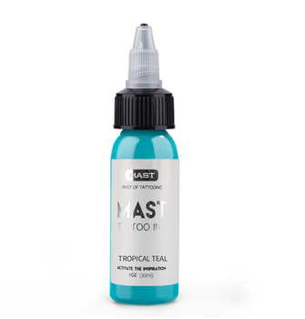 Чорнило для татуювання Mast Tattoo Ink TROPICAL TEAL, 30 мл