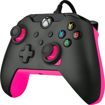 Kontroler przewodowy PDP Fuse do Xbox Series/Xbox One/PC Black-Pink (049-012-GP)