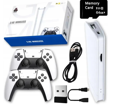 Ігрова приставка M15 Mini Game Stick 4K/HDMI/64 Gb + 2 бездротових джойстика