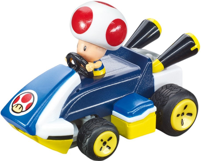 Samochód zdalnie sterowany Carrera Mario Kart Mini RC Toad (9003150123637)