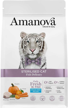 Сухий корм для котів Amanova Sterilised Cat Fish Delicacy 1.5 кг (8413037331511)