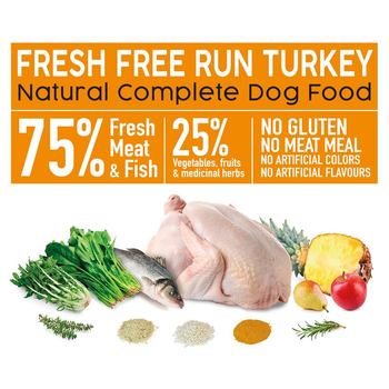 Półwilgotna karma dla psów Arquivet Fresh Free Run Turkey 10 kg (8435117891074)