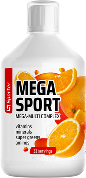 Витаминно-минеральный комплекс Sporter Mega Sport 500 мл Orange (4820249720141)