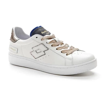 Снікери Lotto Leggenda Autograph Python Color: White/Golden Almold/Pacific Blue Натуральна шкіра EU40 25.5CM