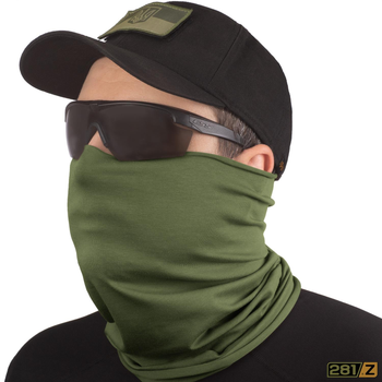 Баф тактический набор 2 шт. 281z Cotton Neck Gaiter Olive Green