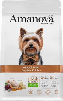 Сухий корм для собак Amanova Adult Mini Exquisite Chicken 2 кг (8413037331665)