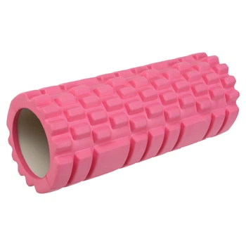 Роллер массажный для рук и ног мфр ролик Zelart Combi Roller 5846 размер 32см Fuchsia