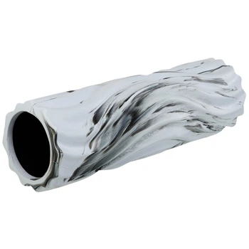 Роллер массажный для рук и ног мфр ролик Zelart Roller 0042 размер 45см White-Black