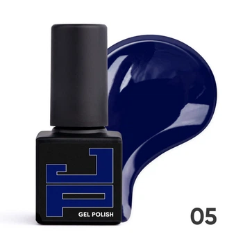 Гель-лак Jerden Proff 005 Navy blue темно-синій. 5 мл