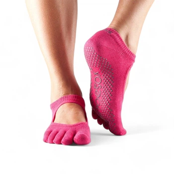 Носки для йоги ToeSox Full Toe Bella Fuchsia, TS-841090108661-L