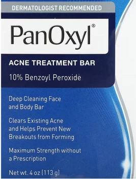 Мыло PanOxyl кусковое мыло для лечения акне 10% перекись бензоила 113 г