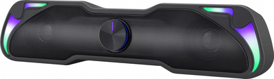 Акустична система Defender Z7 6W USB Led Black (4745090820119)
