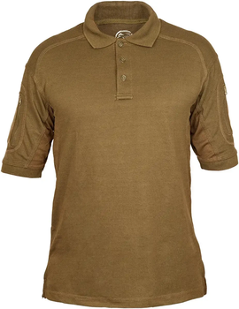 Тенниска поло Defcon 5 Tactical Polo Short Sleeves with Pocket M С велькро цвет coyote brown