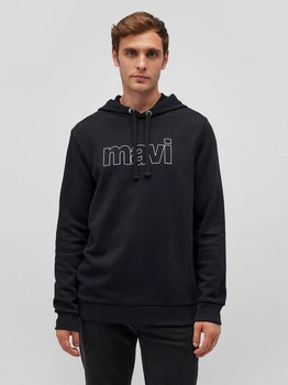 Худи мужское Mavi M065606-900 2XL Черное (8683069090469)
