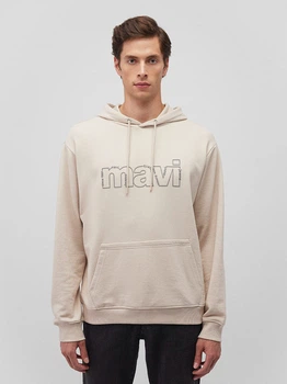 Худі чоловіче Mavi M0S10196-70144 XL Бежеве (8684434177976)